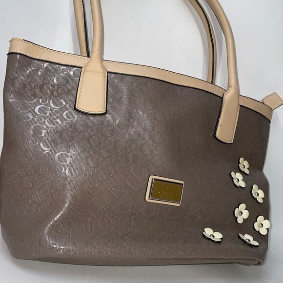 Guesss Newbel Taupe Tote - Picture 10 of 10